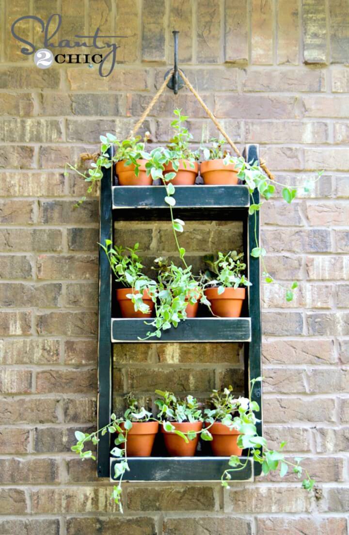 DIY Wood Planter For The Wall