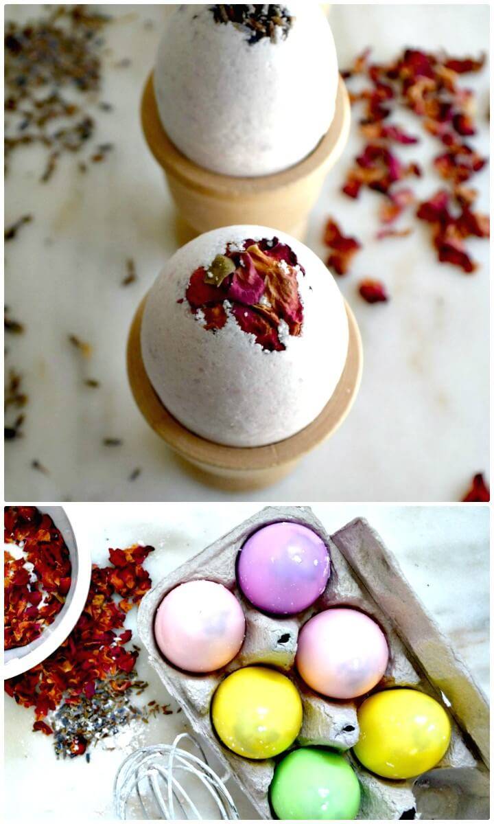 How to Make Egg Shaped Bath Bombs Tutorial