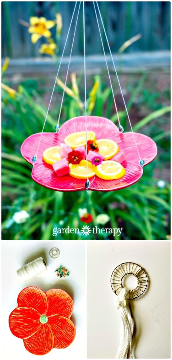 Build a Butterfly Feeder In Garden - DIY