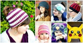 Crochet Hat Patterns – 148 Free Patterns for Beginners - DIY Crafts