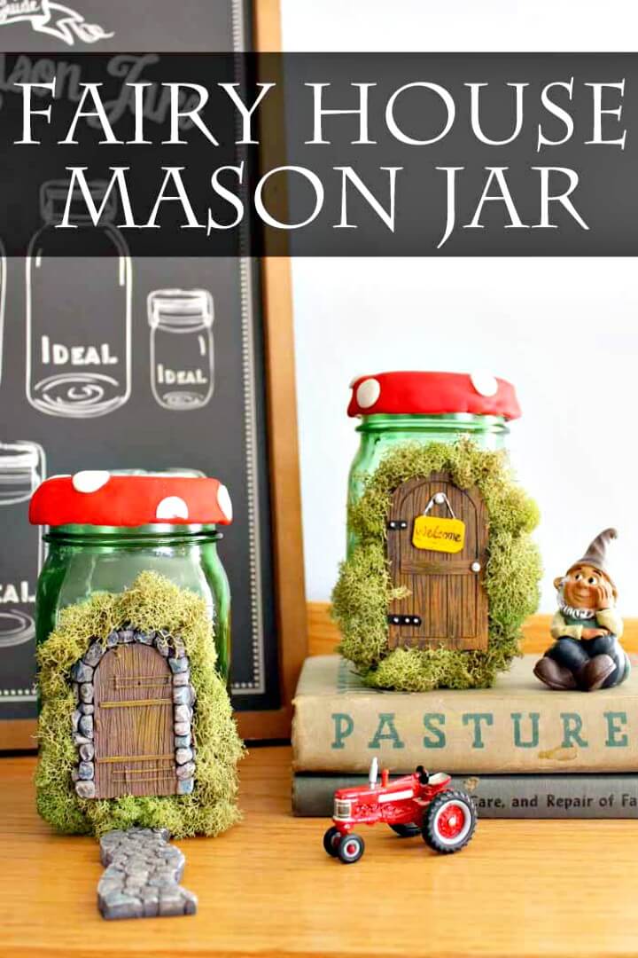 DIY Fairy House Mason Jar - A Fun Spring Craft Idea