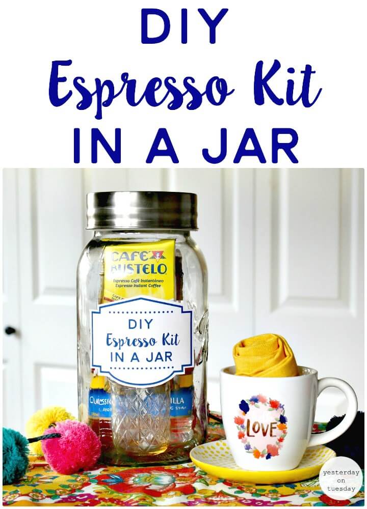 Easy DIY Espresso Kit in a Jar - Mason Jars Crafts  