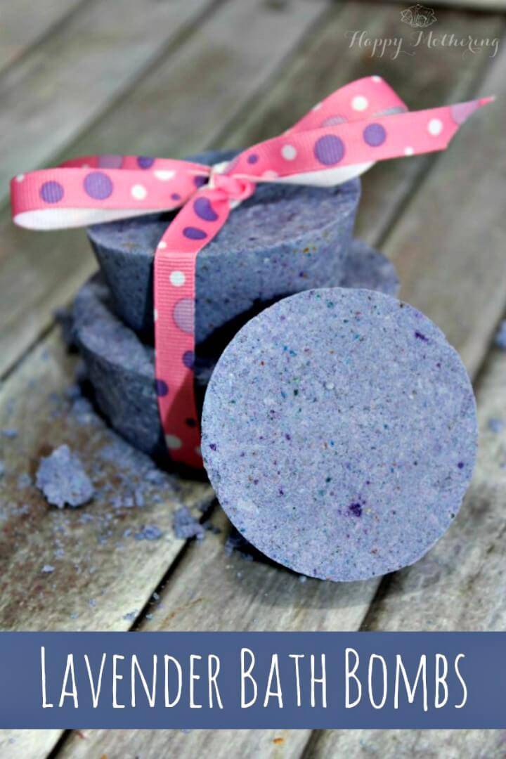 How to Make Lavender Bath Bombs Tutorial