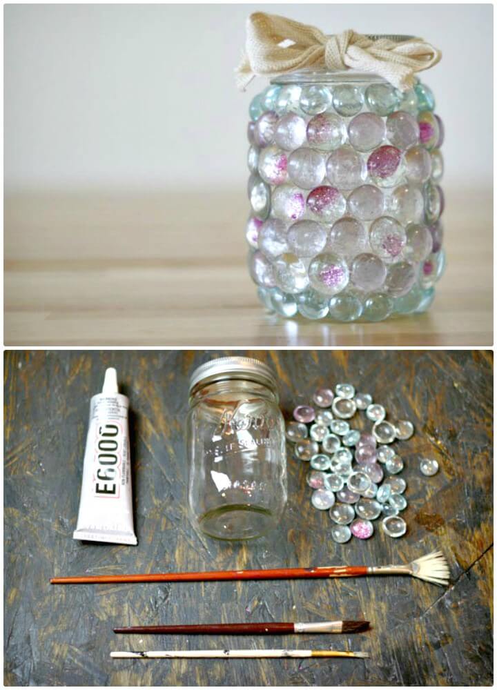 How to DIY Prism Mason Jar Light