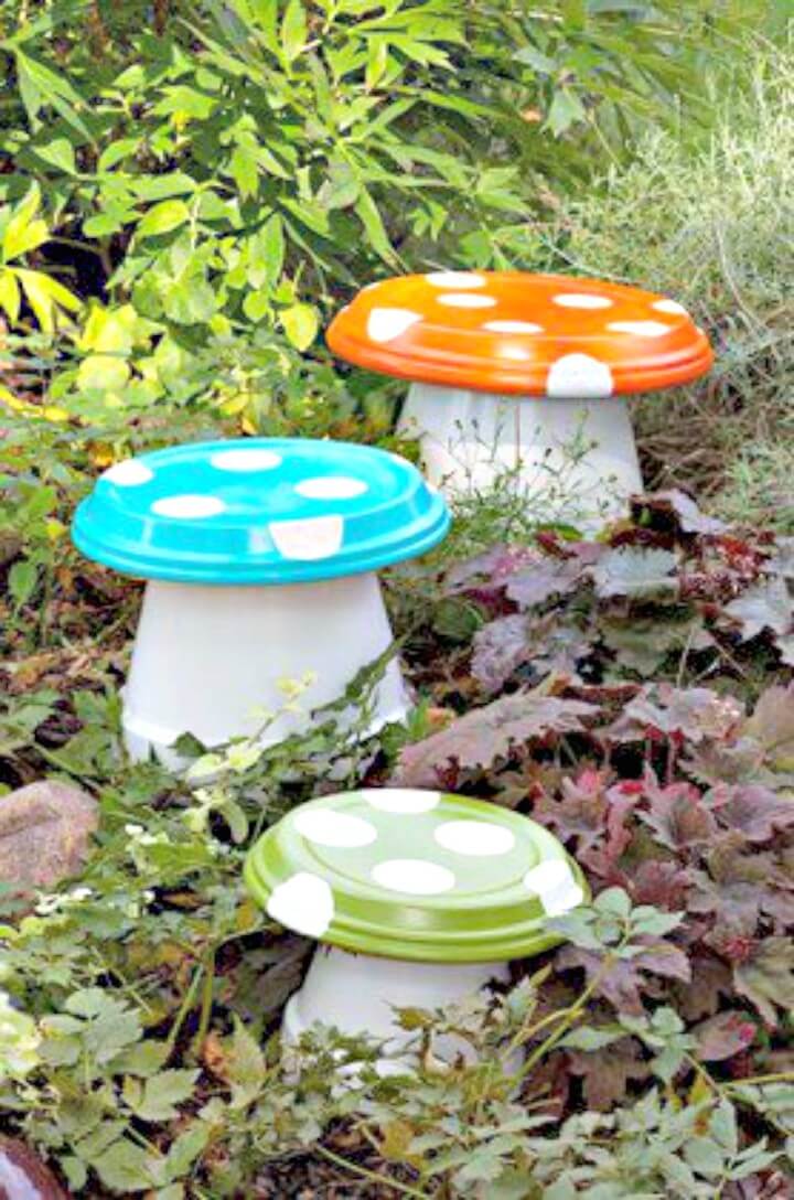 How To Build Garden Mushrooms - DIY