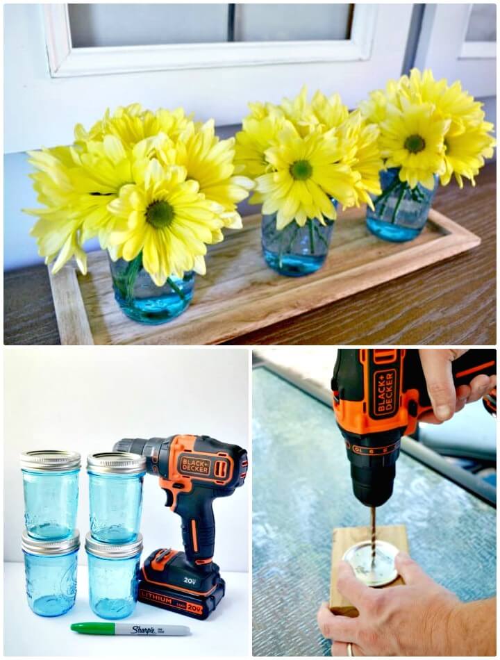 How To DIY Mason Jar Centerpieces