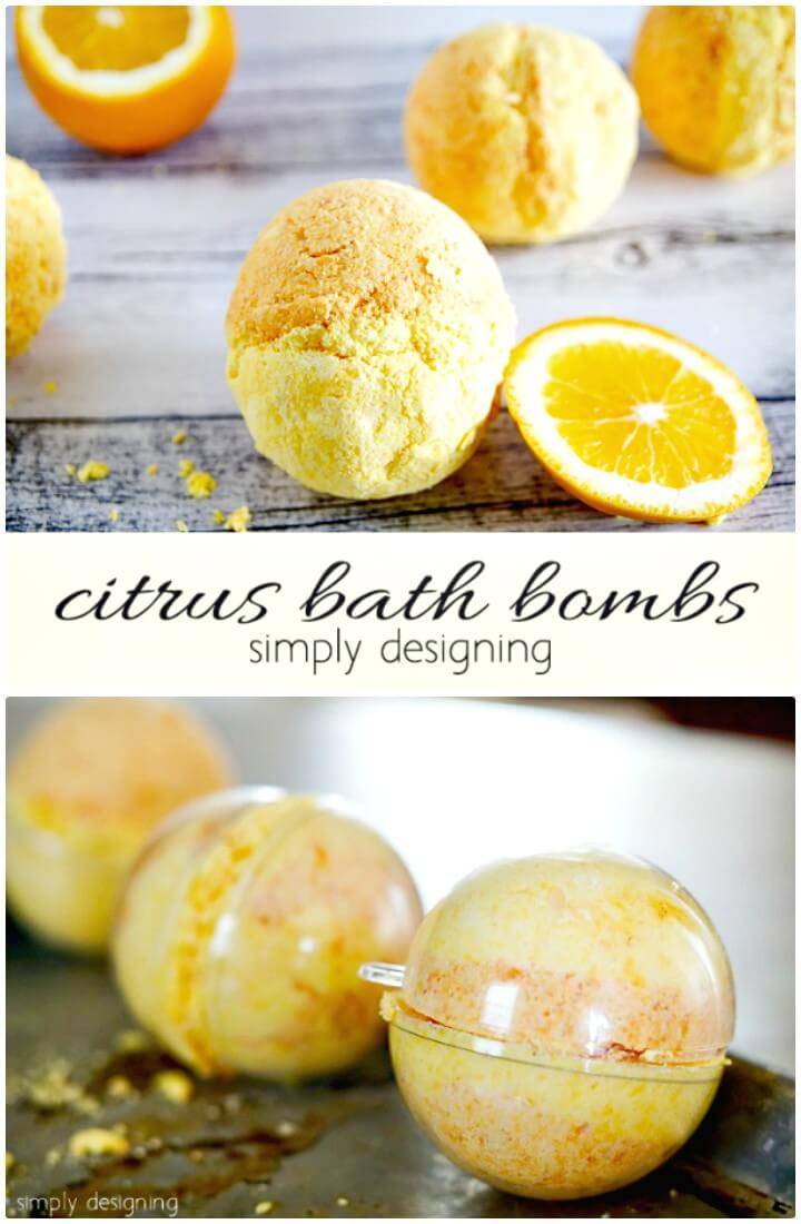 Easy How To Make Citrus Bath Bombs Tutorial