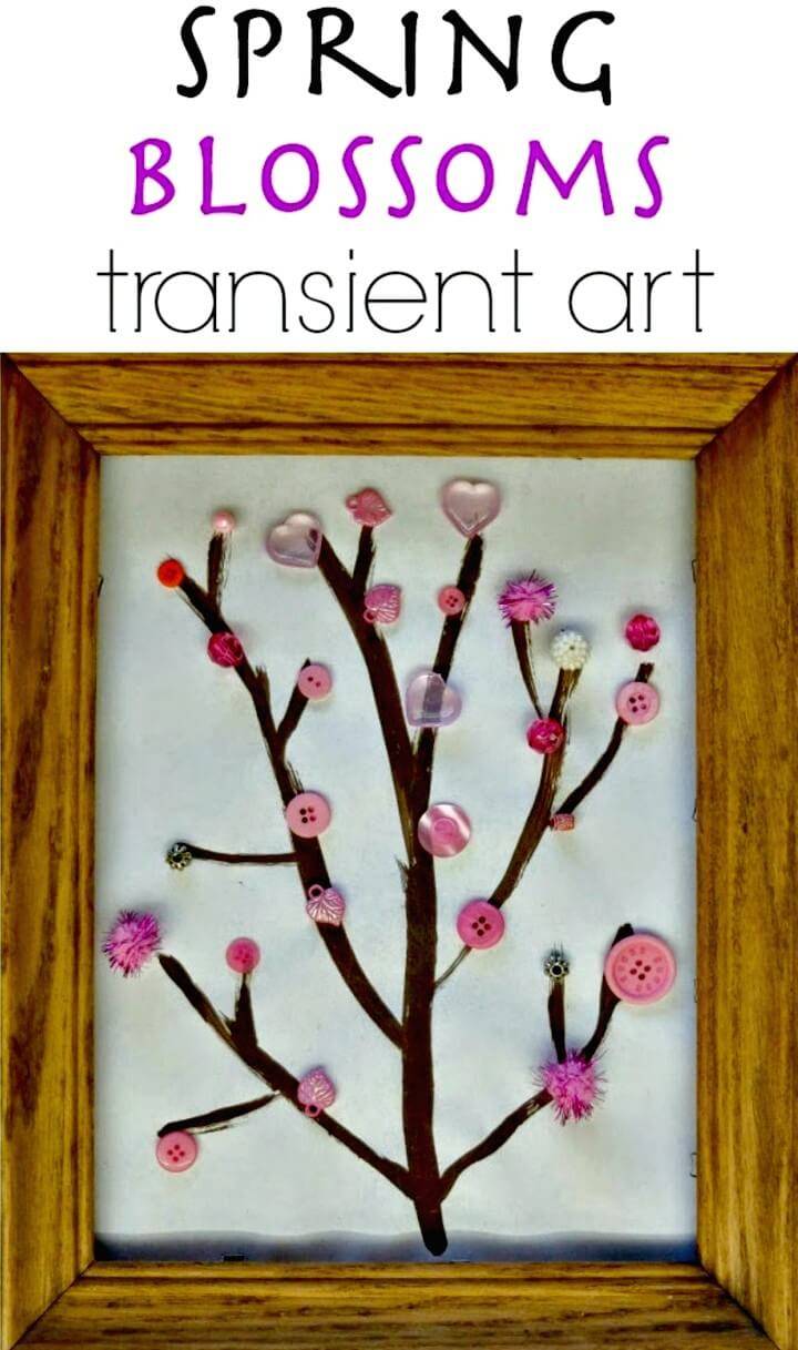 Easy How To Make Spring Blossom Transient Art