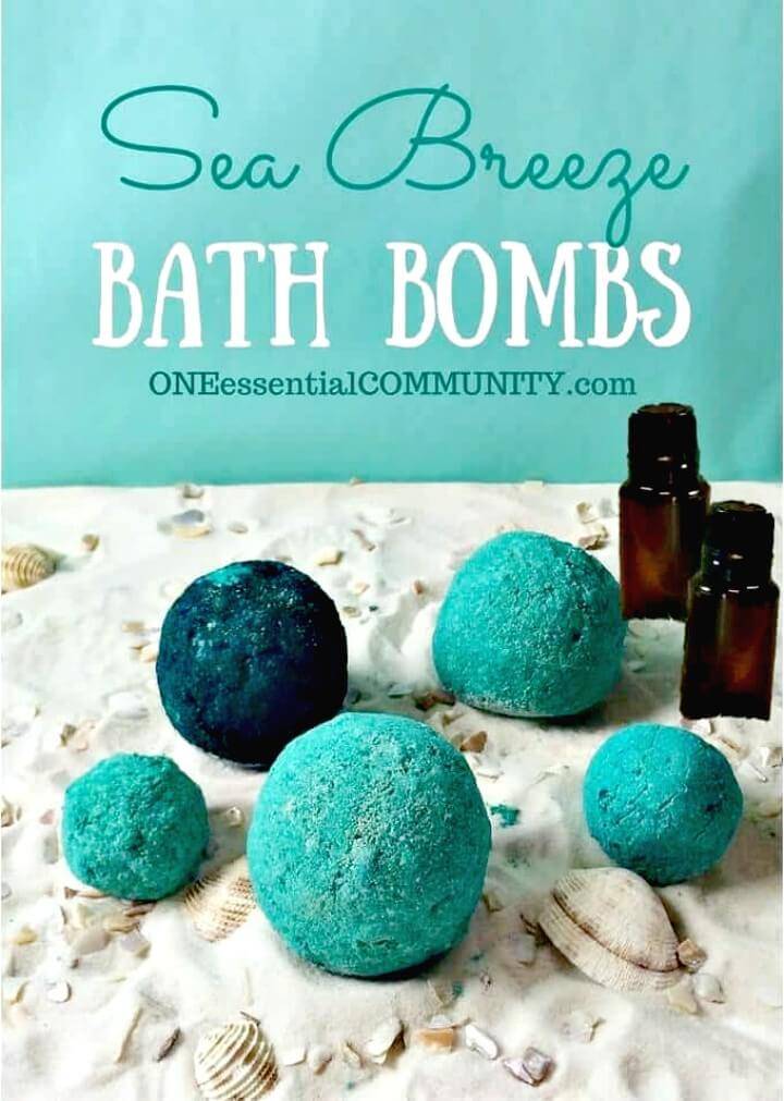 Adorable How To Make Your Own Sea Breeze Bath Bombs