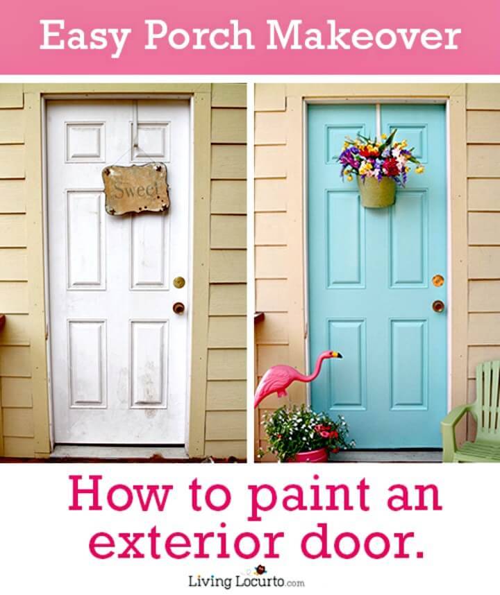 DIY Paint An Exterior Door Tutorial