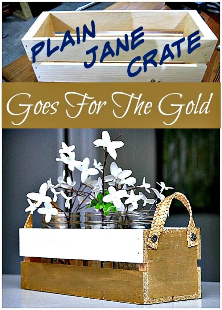 How To Up Your Decorating Game With Metallic Gold Paint - DIY Mason Jars Crafts
