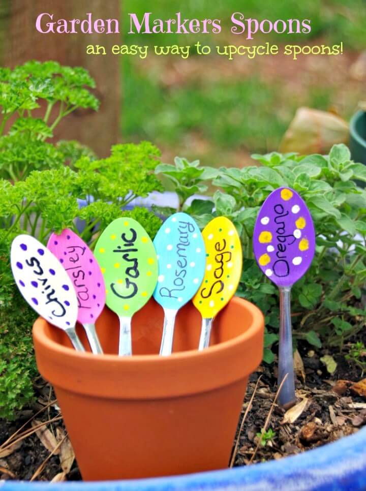 Make Your Own Garden Markers Spoons - DIY