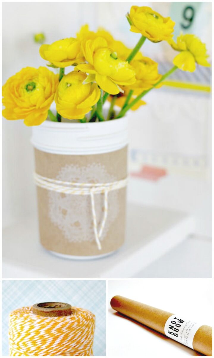 Make Your Own Mason Jar Centerpiece - DIY Mason Jars for Spring & Summer  