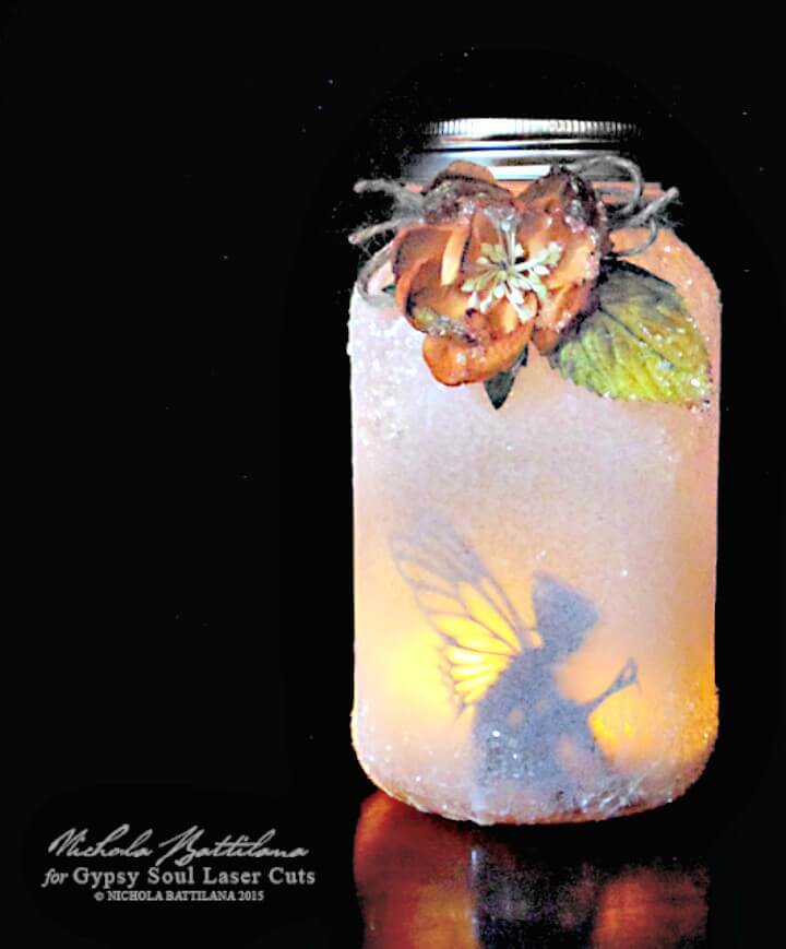 Make Your Own Mason Jar Fairy Lantern -  DIY