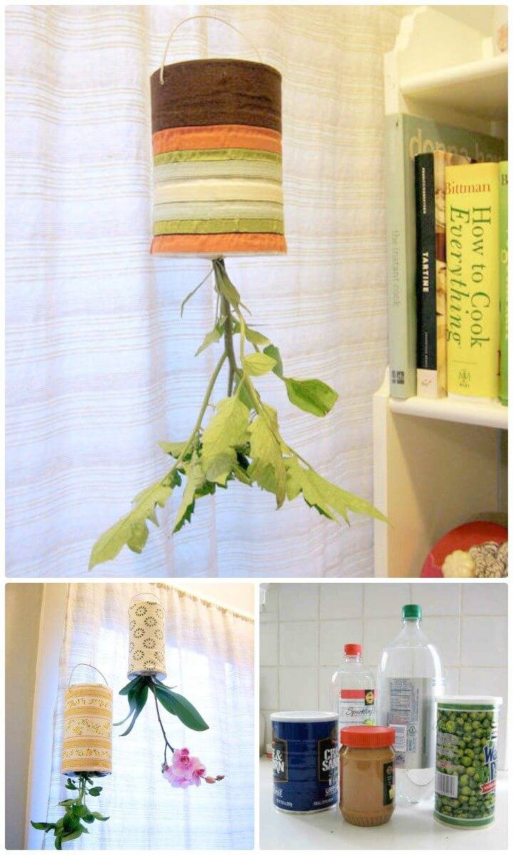 Easy DIY Recycled Upside Down Planters