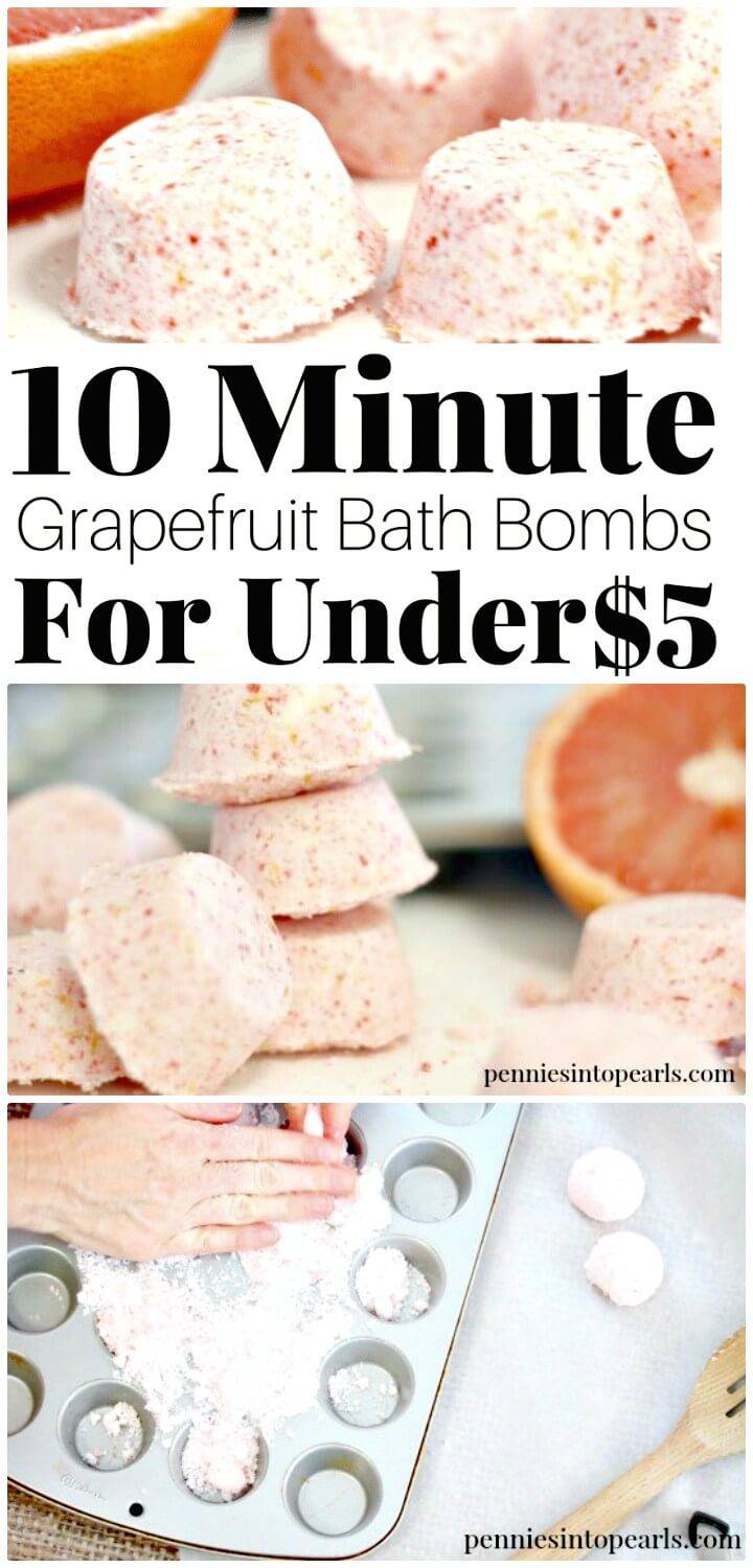 Quick and Easy DIY Bath Bombs in 10 Minutes or Less