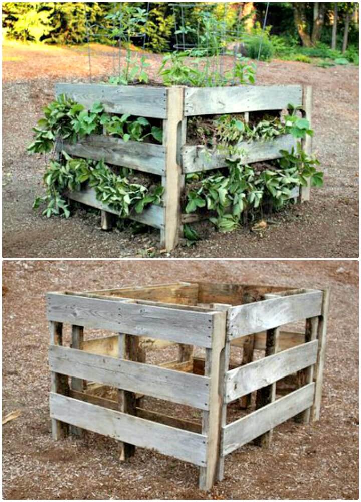 Get Raised Bed Garden From Pallets PNG