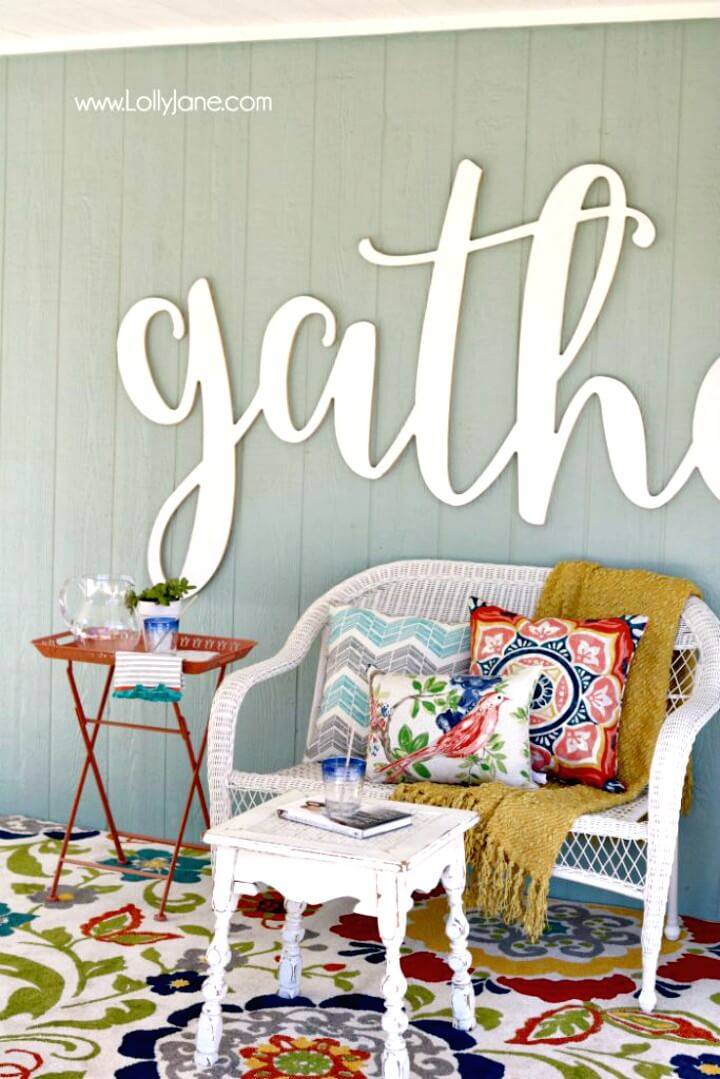 Affordable Make A Porch Patio Decor - DIY