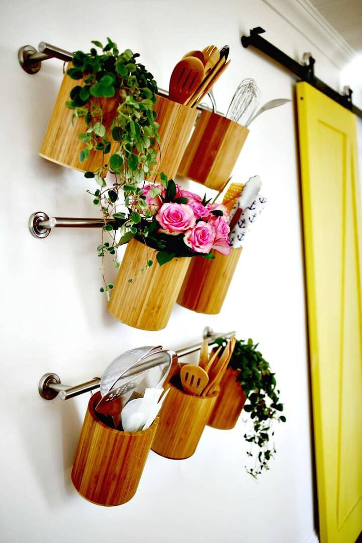 Beautiful DIY Kitchen Wall Organizer