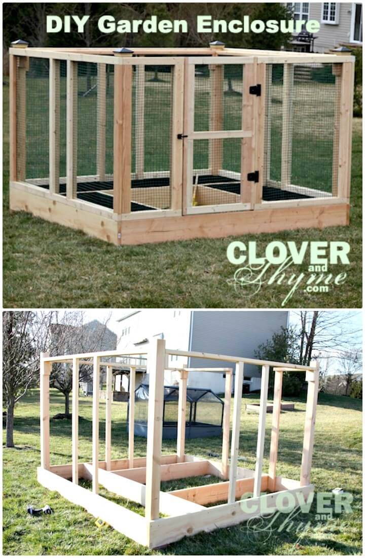 Easy DIY Enclosure Raised Garden Bed