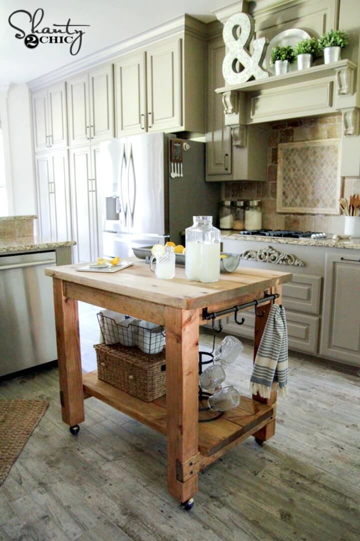 How to Build Your Own Kitchen Island Tutorial