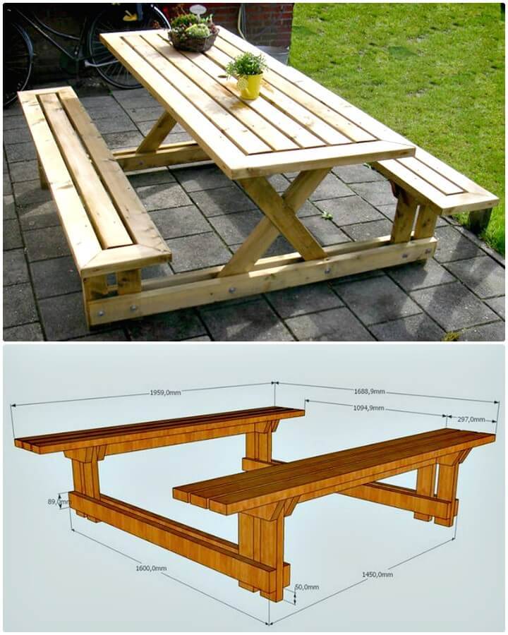 Build Your Own Picnic Table - DIY