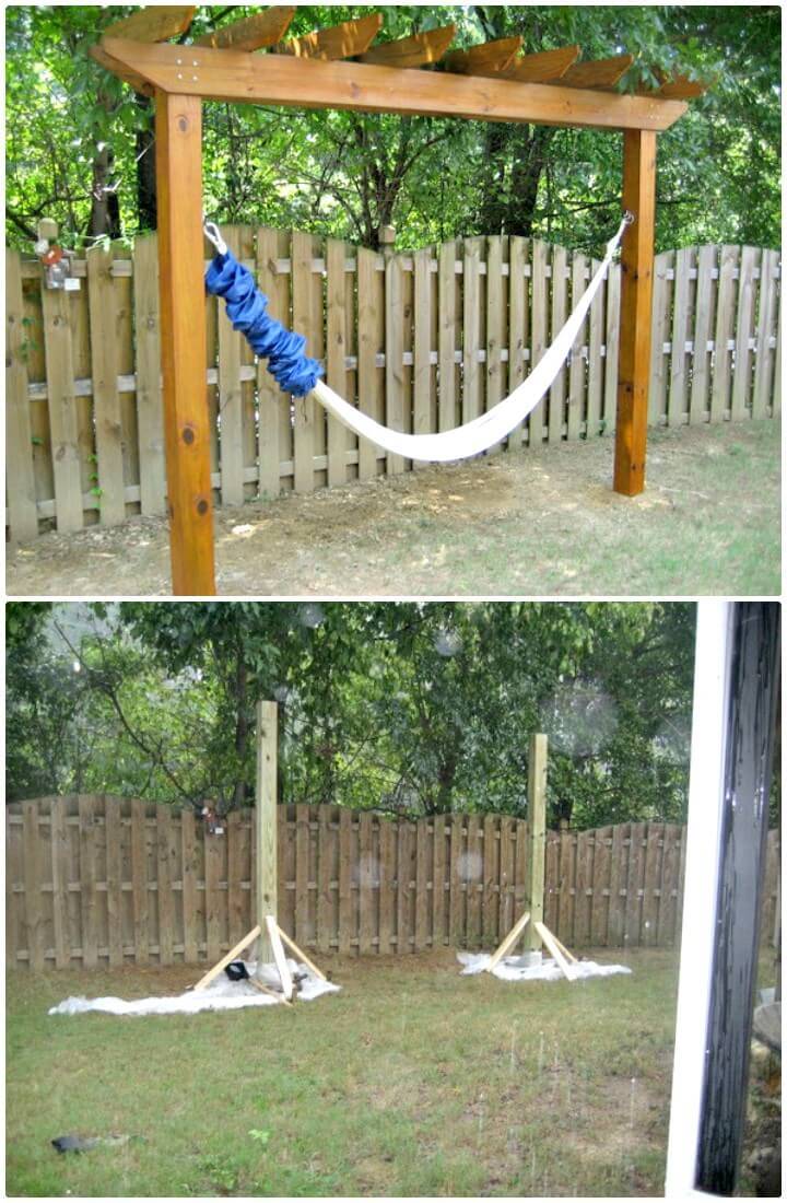 How to DIY Handsome Hammock Stand - Spring Project
