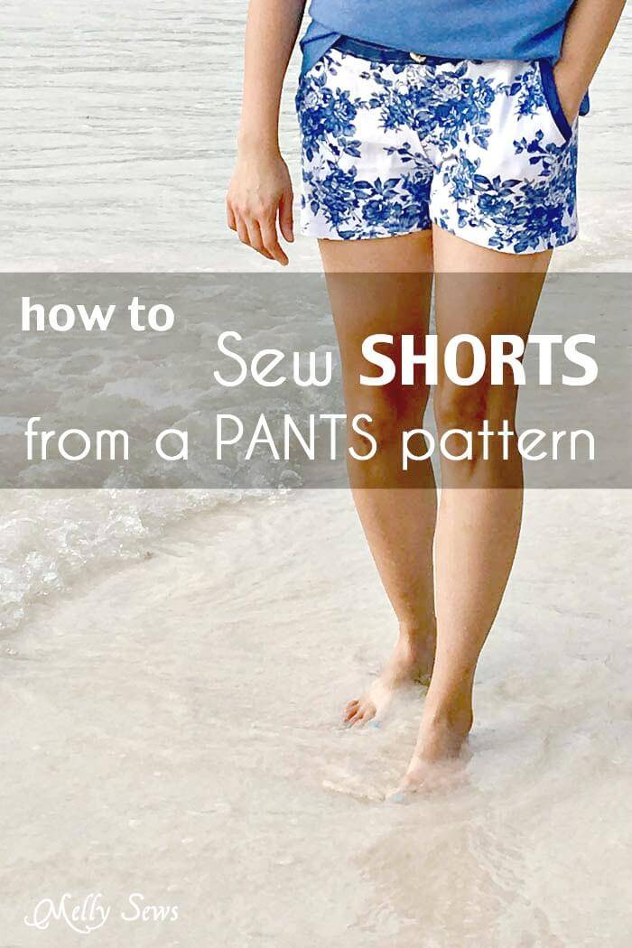How To Sew Shorts From Pants - DIY Outfits for Summer 