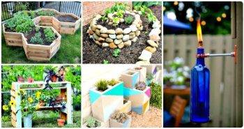 DIY Garden Projects - 101 DIY Ideas to Upgrade Your Garden - DIY Planter Ideas -DIY Garden Projects - DIY Outdoor Decor Ideas - DIY Projects & DIY Crafts