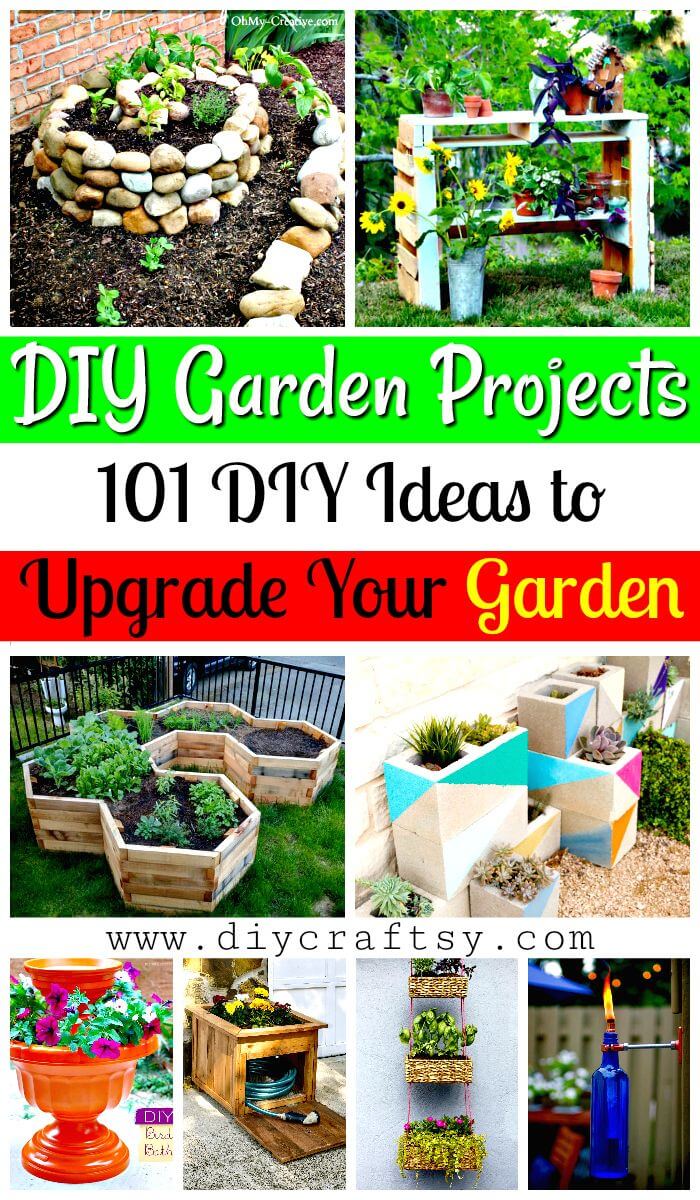 DIY Garden Projects - 28 DIY Ideas to Upgrade Your Garden ⋆ DIY