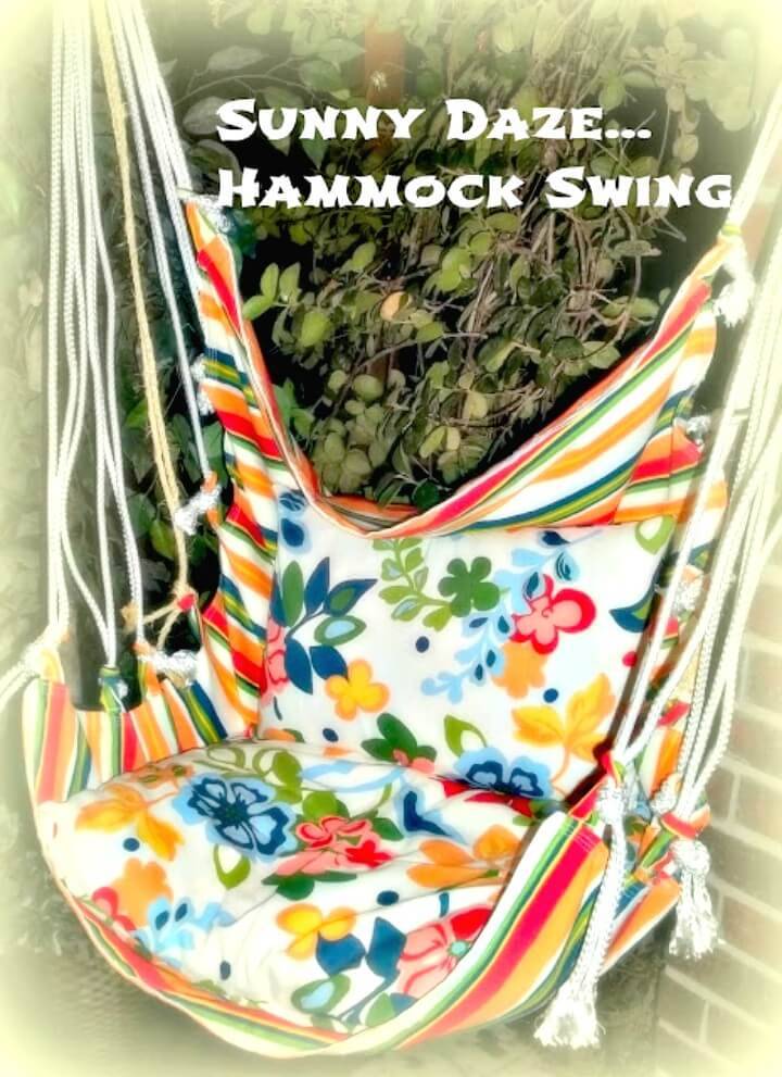 DIY Hammock Swing - Patio & Porch Decor Ideas