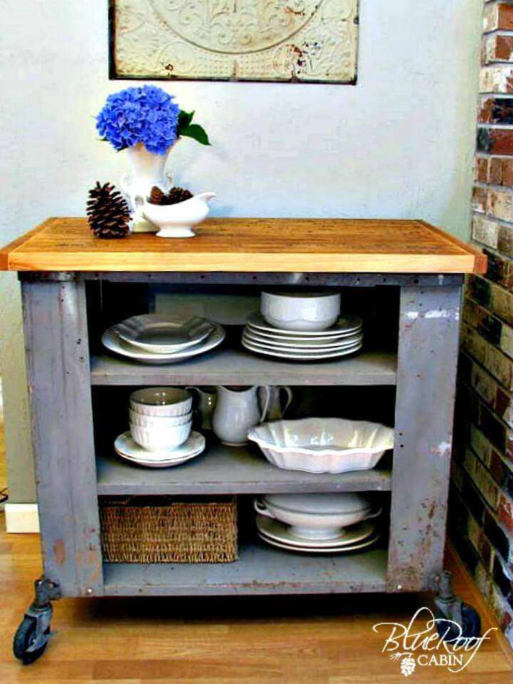 Adorable Make Your Own Industrial Kitchen Island