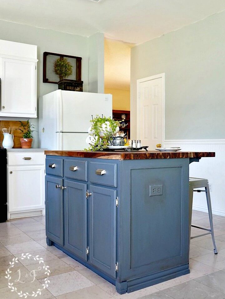 Easy DIY Kitchen Island Makeover