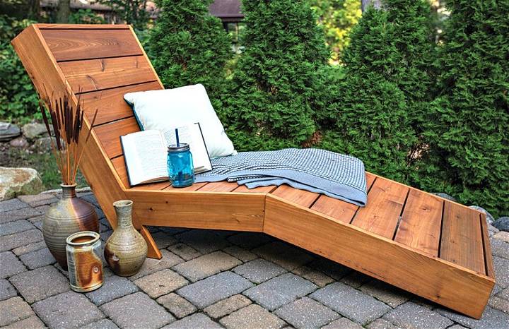 DIY Garden Chaise Lounge - Garden Furniture Ideas 