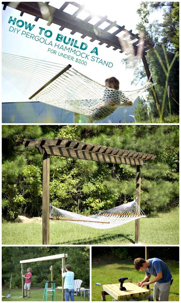 Make a Pergola Hammock Stand in a Weekend for Under $200
