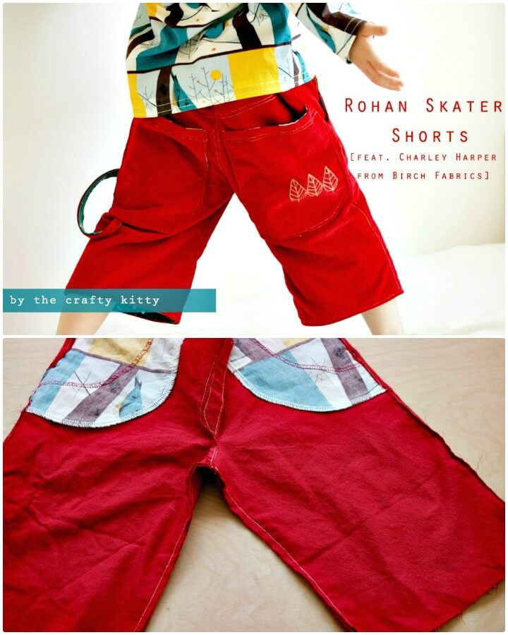 DIY Skater Shorts for Kids for Summer 