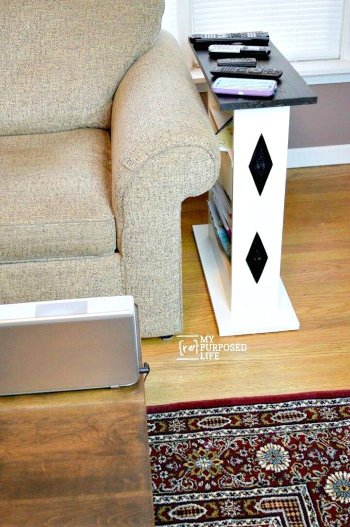 Easy DIY Small Sofa Side Table Tutorial