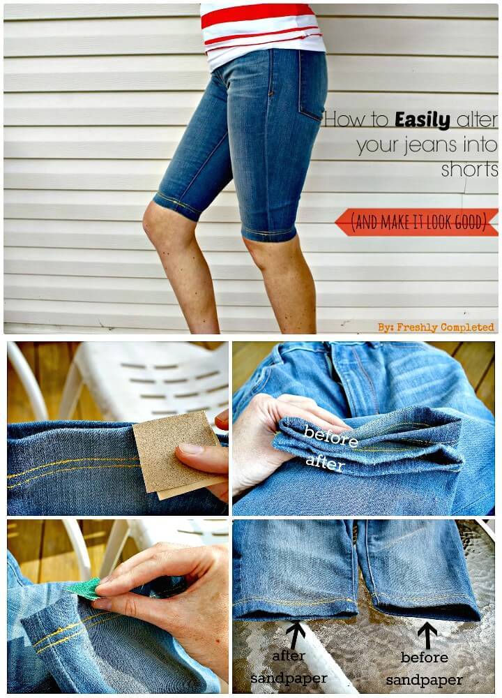 81 Attractive DIY Shorts Ideas To Try Out This Summer ⋆ DIY Crafts