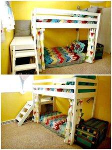 22 Low Budget DIY Bunk Bed Plans to Upgrade Your Kids Room - DIY