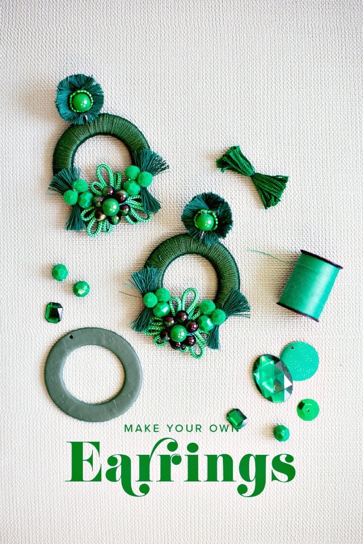 Easy DIY Mixed Media Earrings