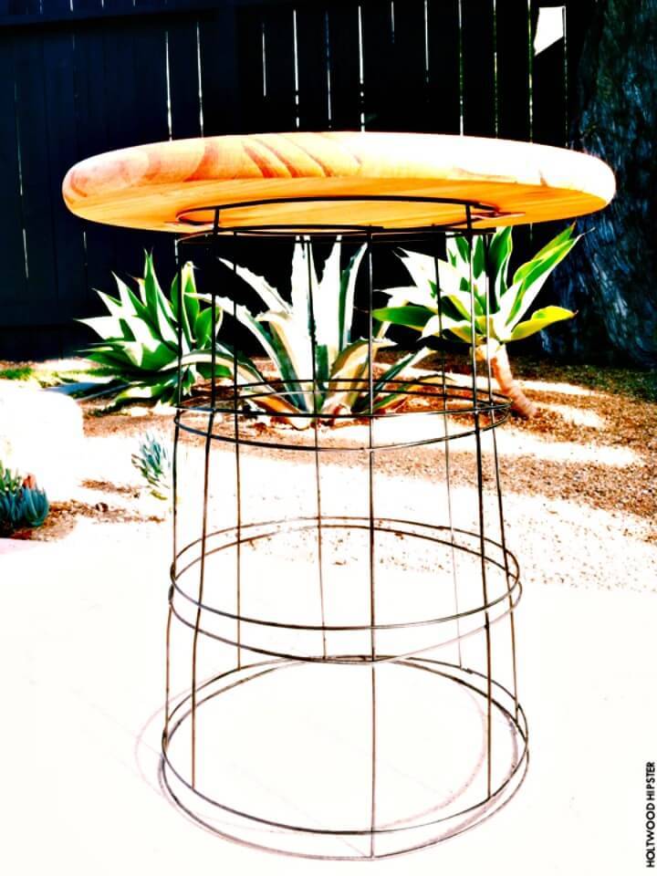How to DIY Wire Patio Table for Your Garden 
