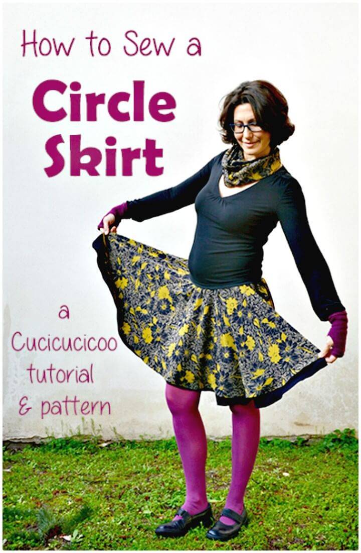 Easy How To Sew a Circle Skirt Pattern