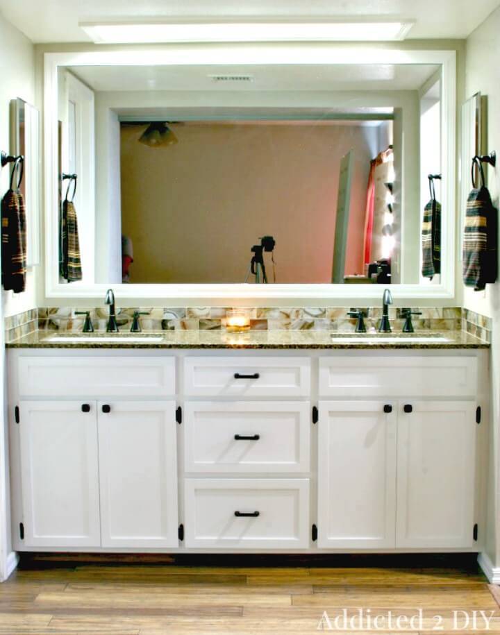 Double Bathroom Vanity With Details Instructions