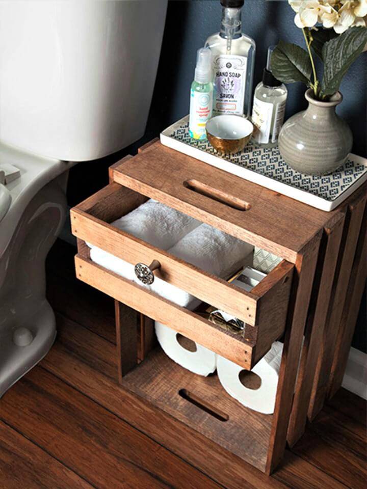 50 Unique DIY Bathroom Storage  Ideas You Must Try  DIY  Crafts