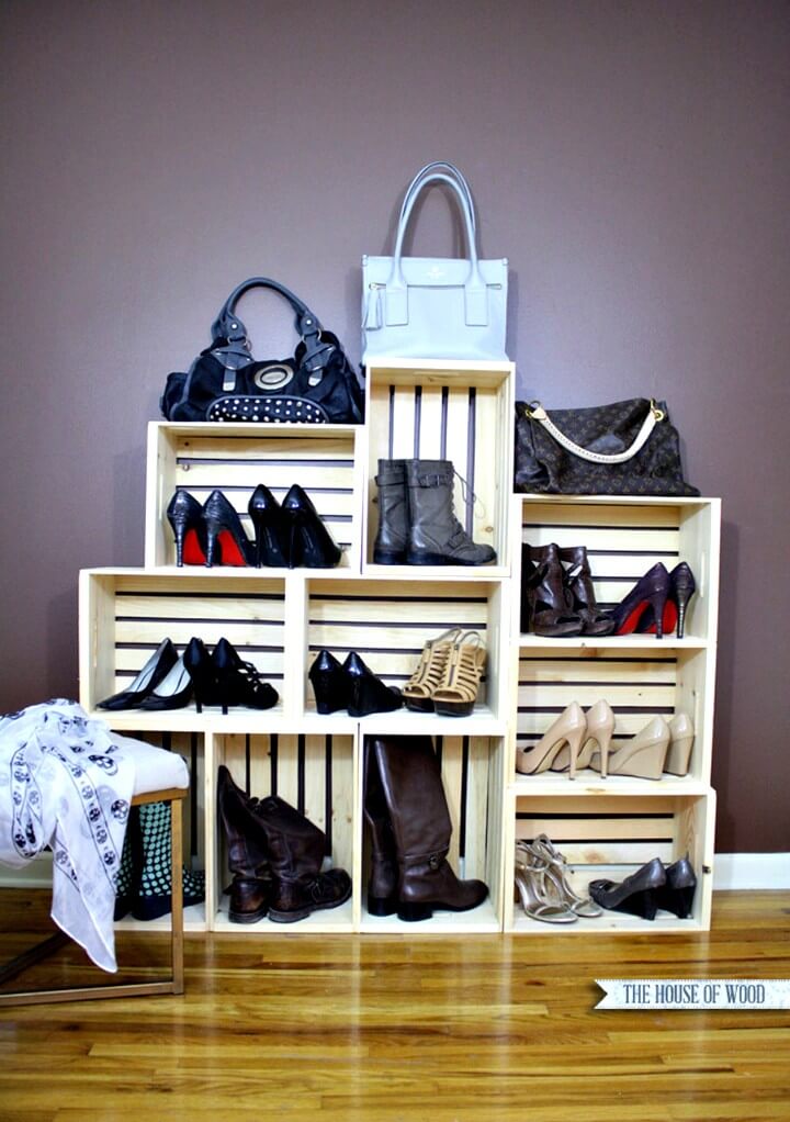 How To Build Shoe Storage Display