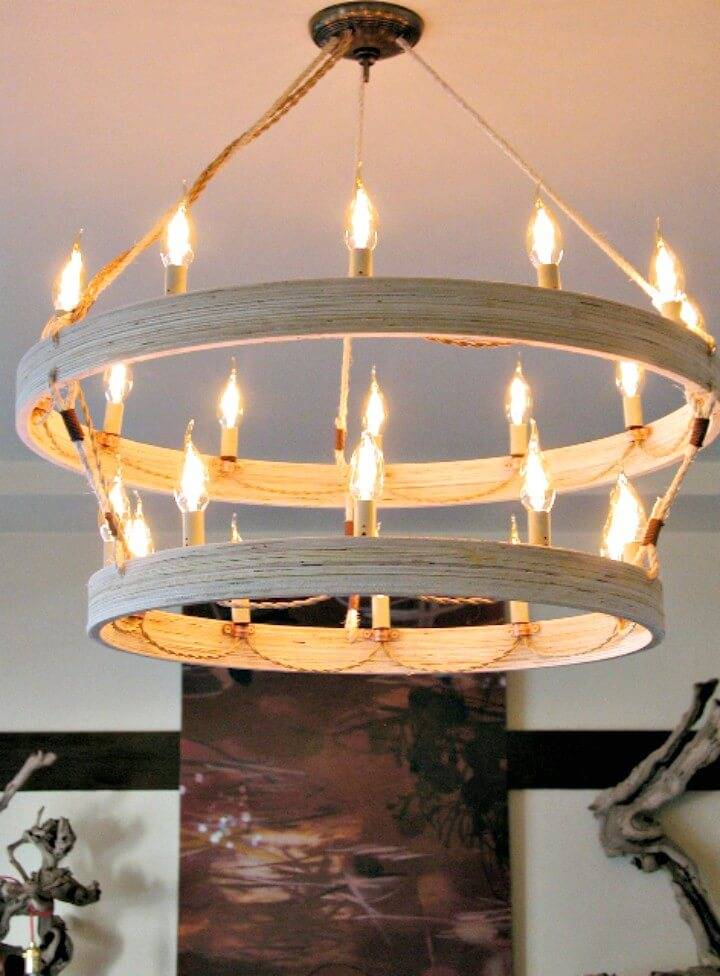 60 Easy DIY Chandelier Ideas That Will Beautify Your Home ⋆ DIY Crafts