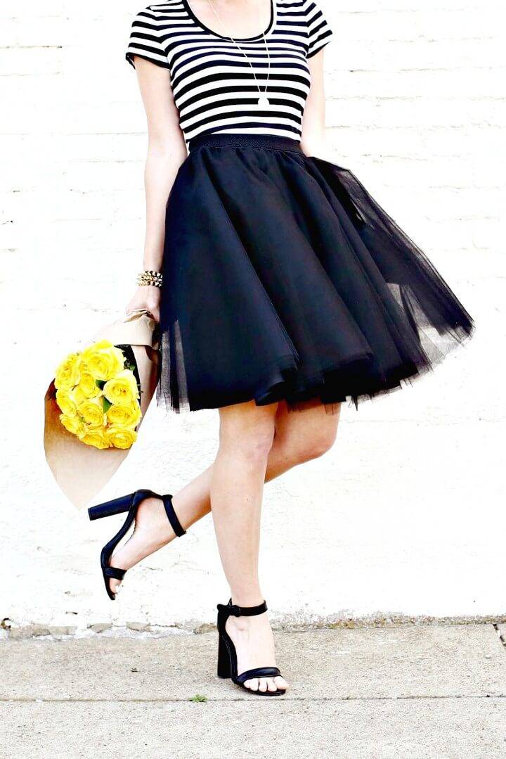 How to DIY Tulle Circle Skirt