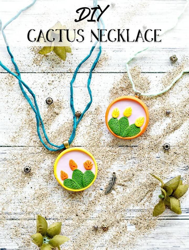 How To Make Cactus Necklace