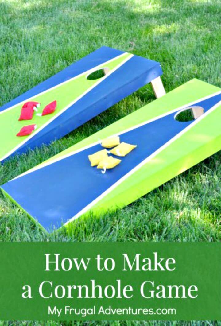 Make Your Own Cornhole Game - DIY Outdoor Games For Summer & Spring
