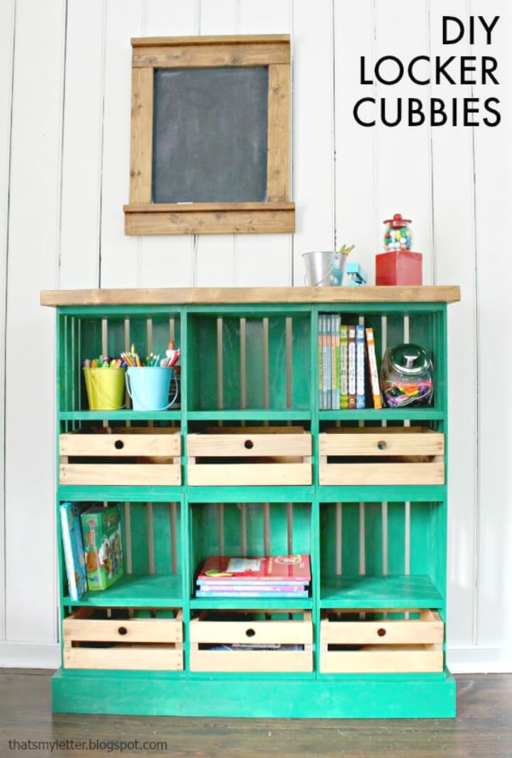 How To Make Crate Locker Cubbies & Giveaway